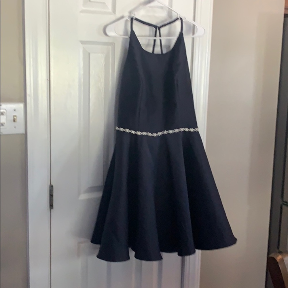 Navy Blue Cocktail/ prom Dress Alyce Paris